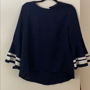 Navy Blouse